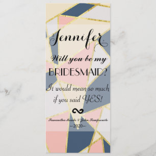 Multicolor Elegant Geometric Triangles Invitation
