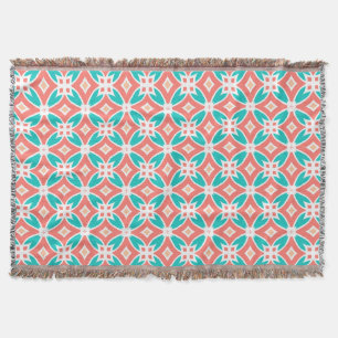 Multicolor Ethnic Pattern Throw Blanket