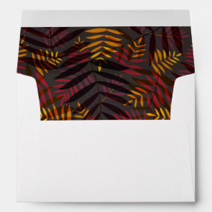 Multicolor Fall Leave  Envelope