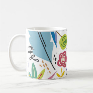 Multicolor Flowers Spring Background Coffee Mug