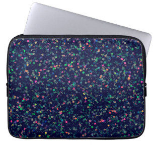 Multicolor Glitter Confetti Laptop Sleeve