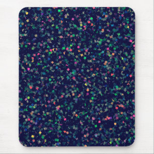 Multicolor Glitter Confetti Mouse Mat