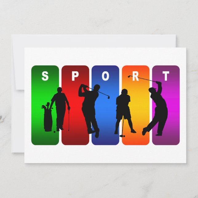 Multicolor Golf Emblem (Front)