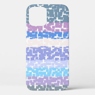 Multicolor Green/Lime/Grey/Beige/Pink/Purple/Blue iPhone 12 Case