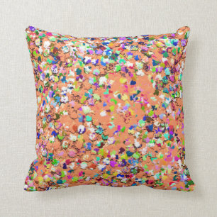 Multicolor Grit Glitter #3 Cushion