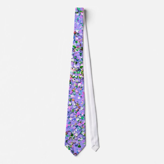 Multicolor Grit Glitter #5 Tie (Front)