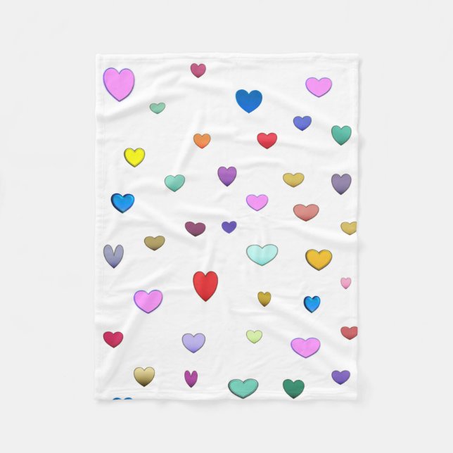 Multicolor Heart Blanket (Front)