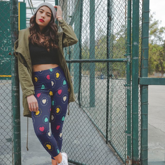Multicolor hearts leggings (Creator Uploaded)
