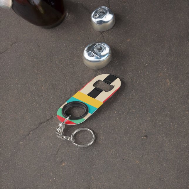 Multicolor Horizontal Vertical Stripes (Bottle Openers )