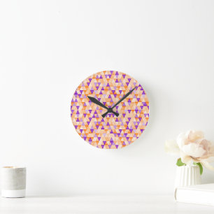 Multicolor I Round Clock