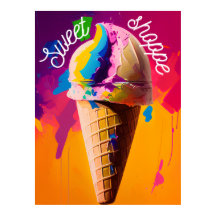 Multicolor Ice Cream 