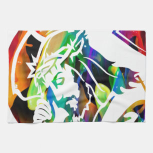 MULTICOLOR JESUS CRIST PRODUCTS TEA TOWEL