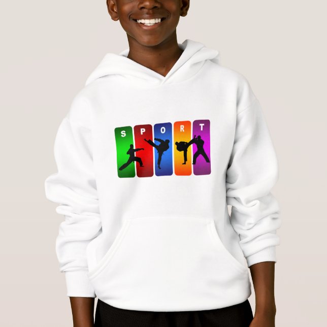Multicolor Karate Emblem (Front)