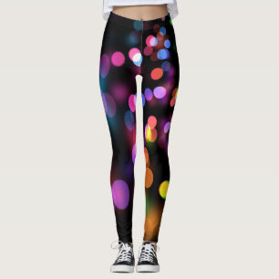 Multicolor lights leggings