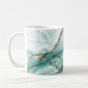 Multicolor Marble: Onyx Glass Effect. Coffee Mug