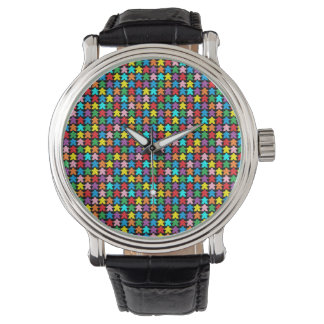 Multicolor Meeples Watch
