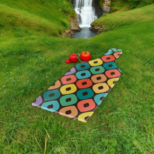 Multicolor Ogee Pattern Cutting Board