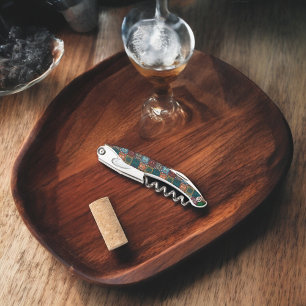 Multicolor Owl Pattern Corkscrew