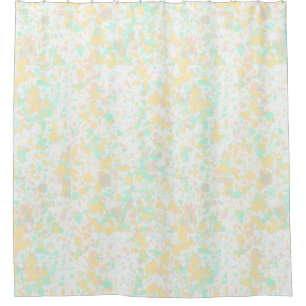 Multicolor Paint Splatter Shower Curtain
