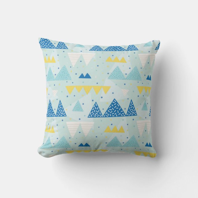 Multicolor Party: Fun Seamless Pattern. Cushion (Front)