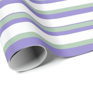 Multicolor Pastel Stripe Wrapping Paper