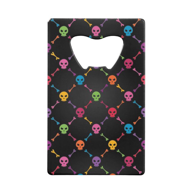 Multicolor pattern with skulls (Front)