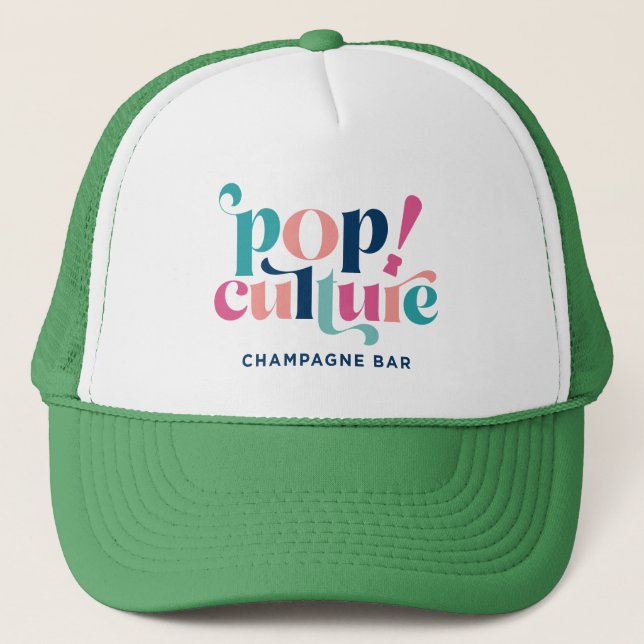 Multicolor Pop Trucker Hat (Front)