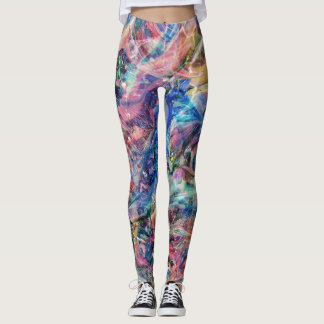 Multicolor Print Leggings