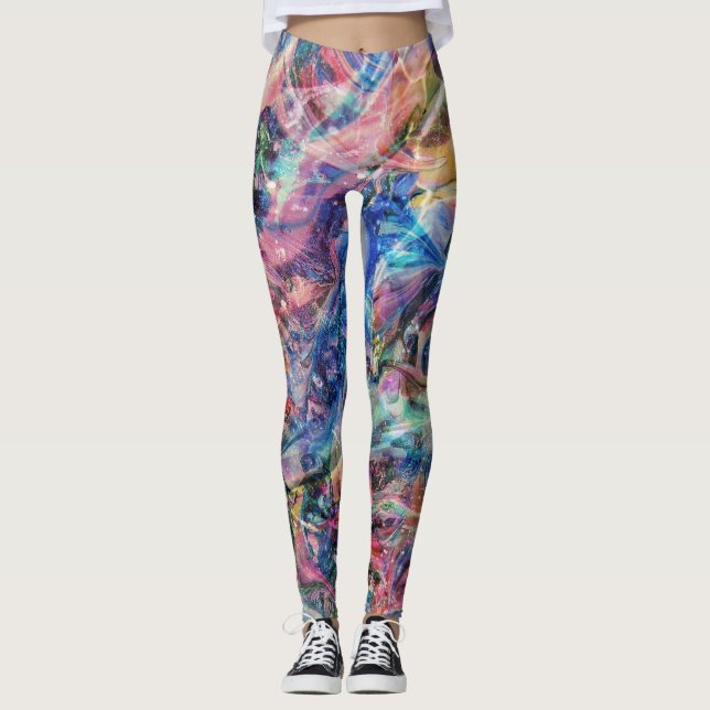 Multicolor Print Leggings (Front)