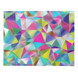 Multicolor Prismatic Triangular Colourful Notepad