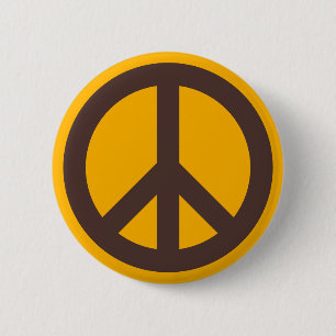 Multicolor Protest Hippie 60’s Retro 6 Cm Round Badge