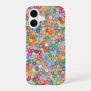 Multicolor Sakura flower phone case