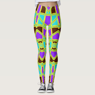 Multicolor seamless pattern "Ratti_Creative_Arts" Leggings