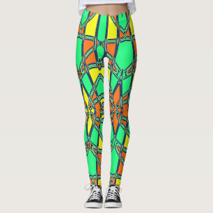 Multicolor seamless pattern "Ratti_Creative_Arts" Leggings