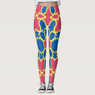 Multicolor seamless pattern "Ratti_Creative_Arts" Leggings