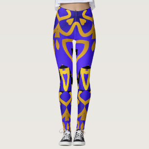 Multicolor seamless pattern "Ratti_Creative_Arts" Leggings