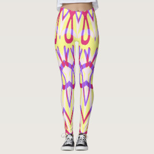 Multicolor seamless pattern "Ratti_Creative_Arts" Leggings