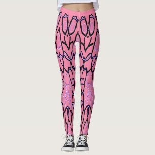 Multicolor seamless "Ratti_Creative_Arts" Leggings