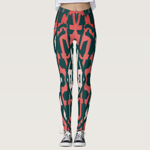 Multicolor seamless "Ratti_Creative_Arts" Leggings