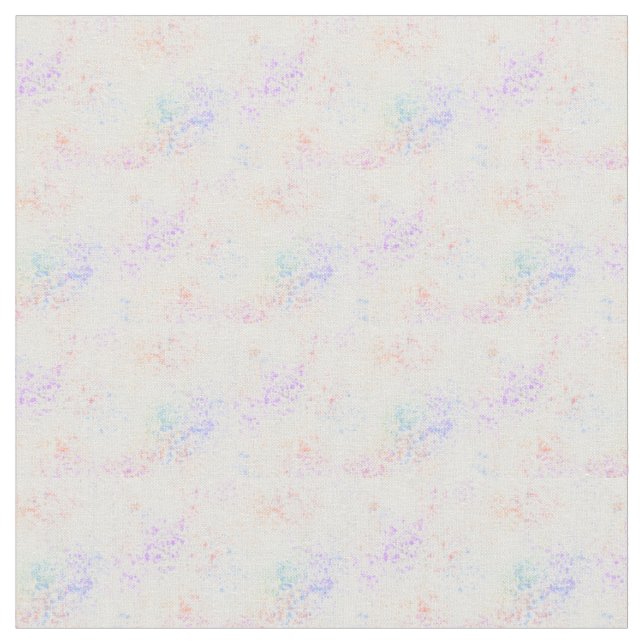 Multicolor Splotch Abstract Fabric (Close Up)