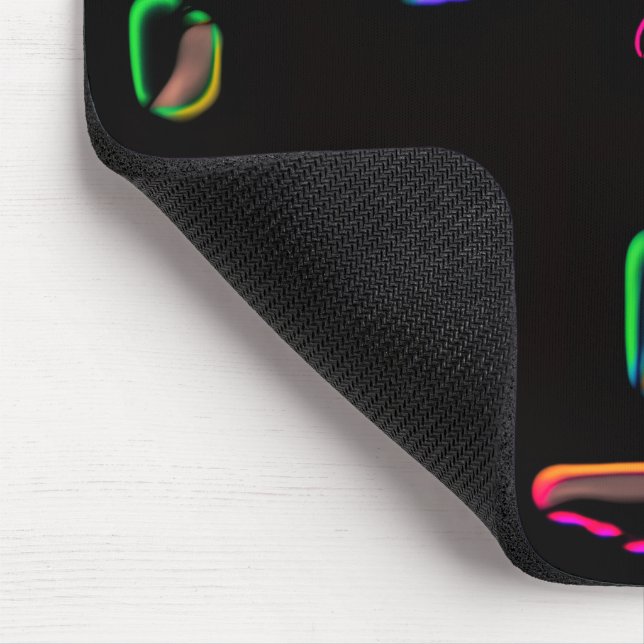multicolor strange print/pattern  mouse mat (Corner)