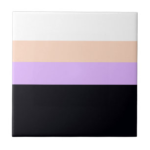 Multicolor Stripe Collection#12 Tile