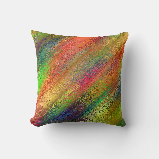 Multicolor stripe cushion (Front)