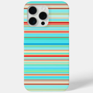 Multicolor Striped Pattern iPhone 15 Pro Max Case