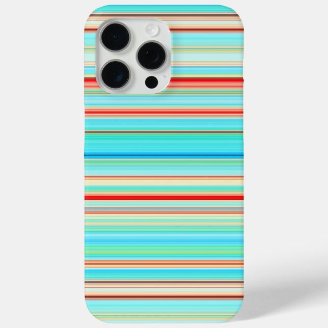 Multicolor Striped Pattern Case-Mate iPhone Case (Back)
