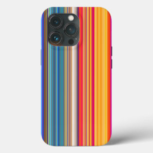 Multicolor Striped Pattern iPhone 13 Pro Case
