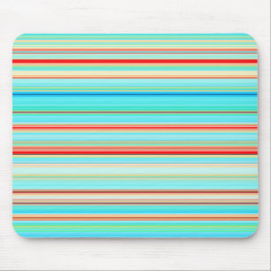 Multicolor Striped Pattern Mouse Mat