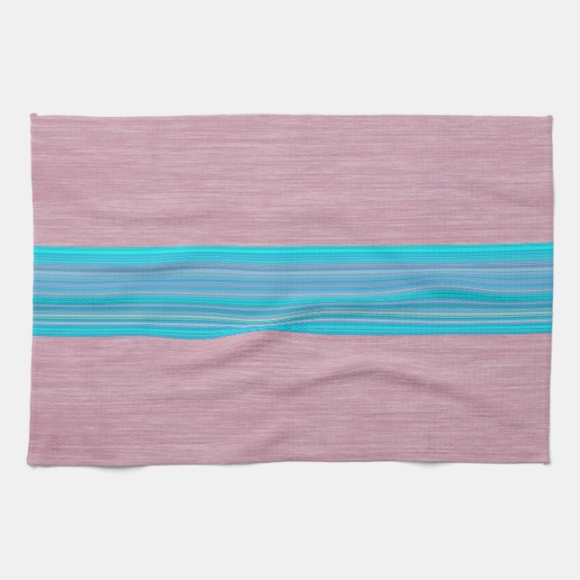 Multicolor Striped Pattern Tea Towel (Horizontal)