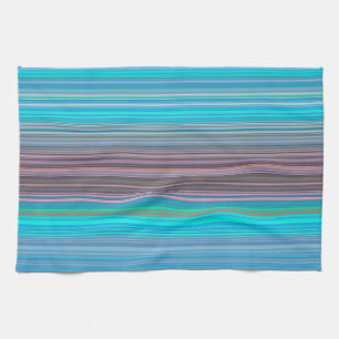 Multicolor Striped Pattern Tea Towel