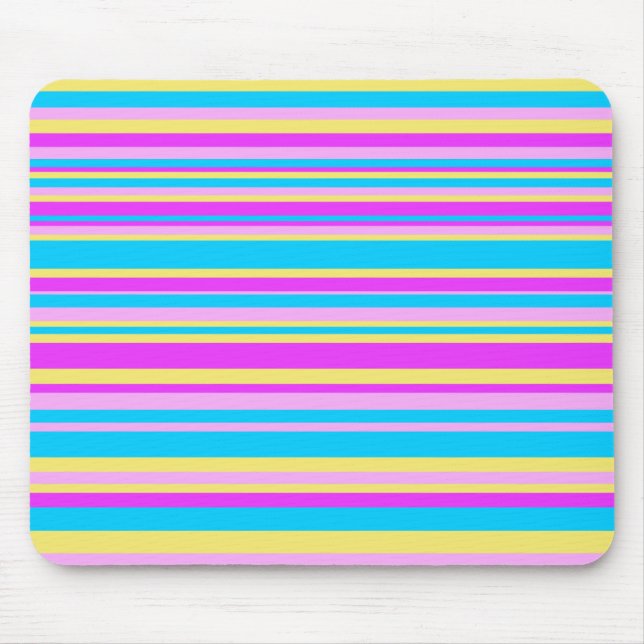 Multicolor Stripes 2 Mouse Mat (Front)